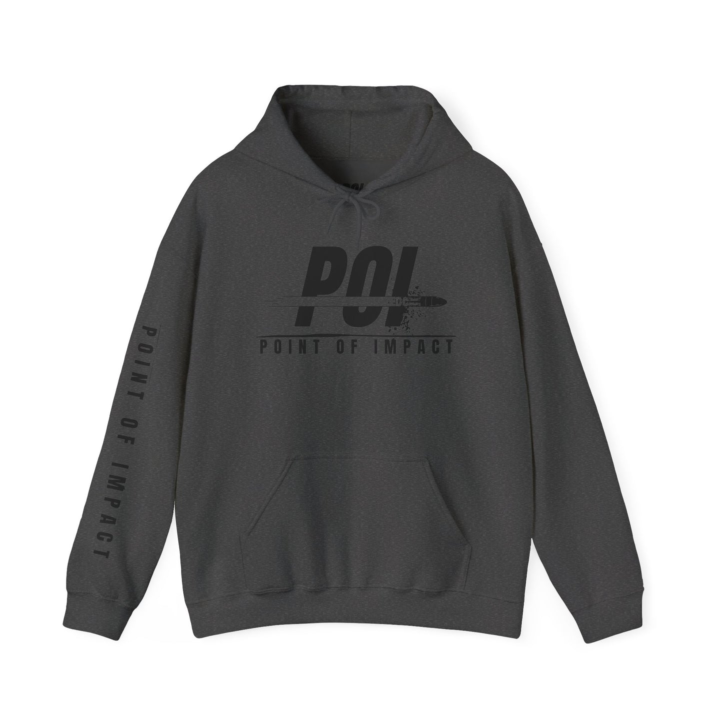 POI Black Logo Unisex Hoodie