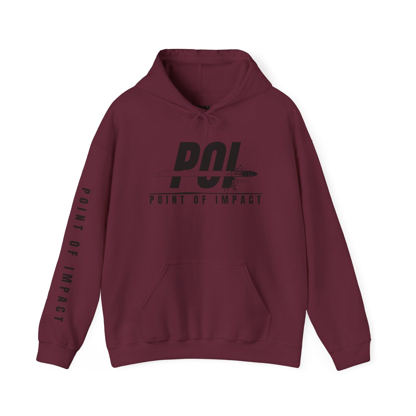 POI Black Logo Unisex Hoodie