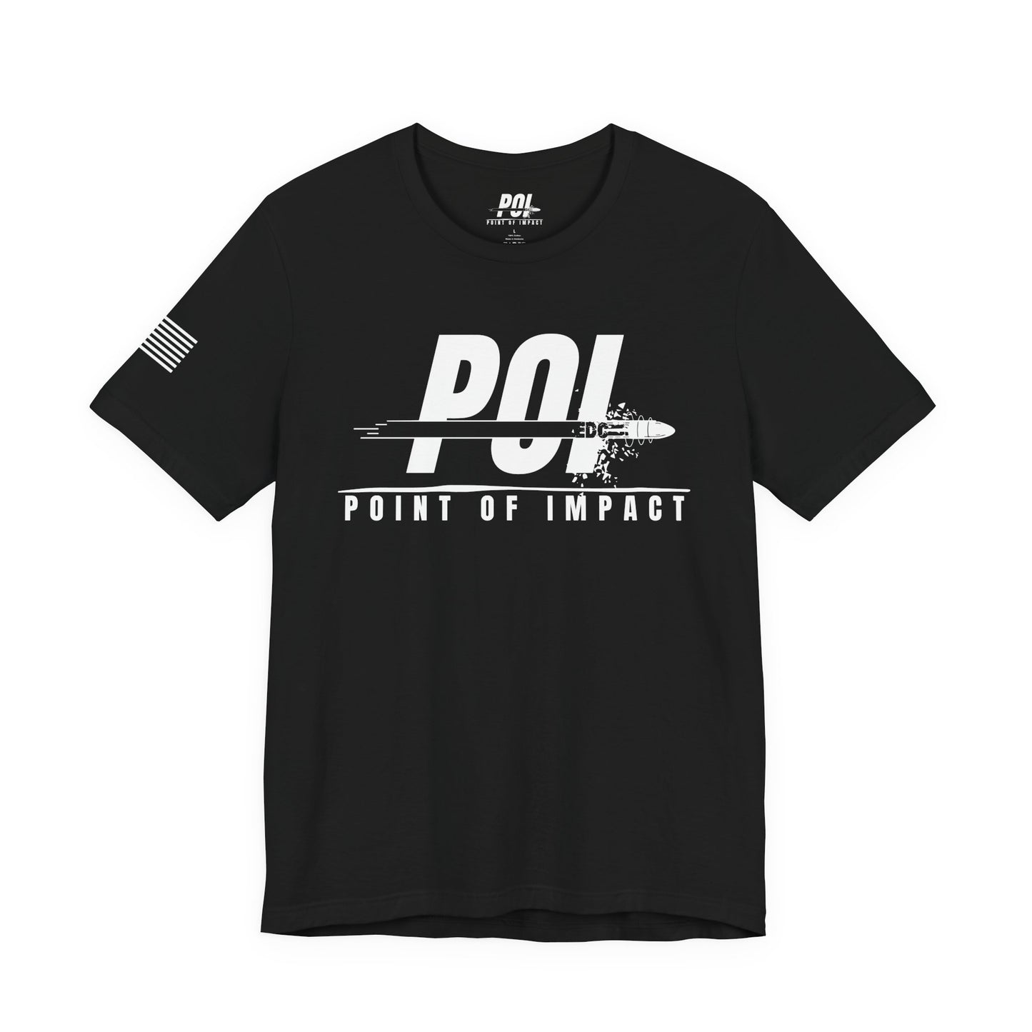 POI White Logo T‑Shirt
