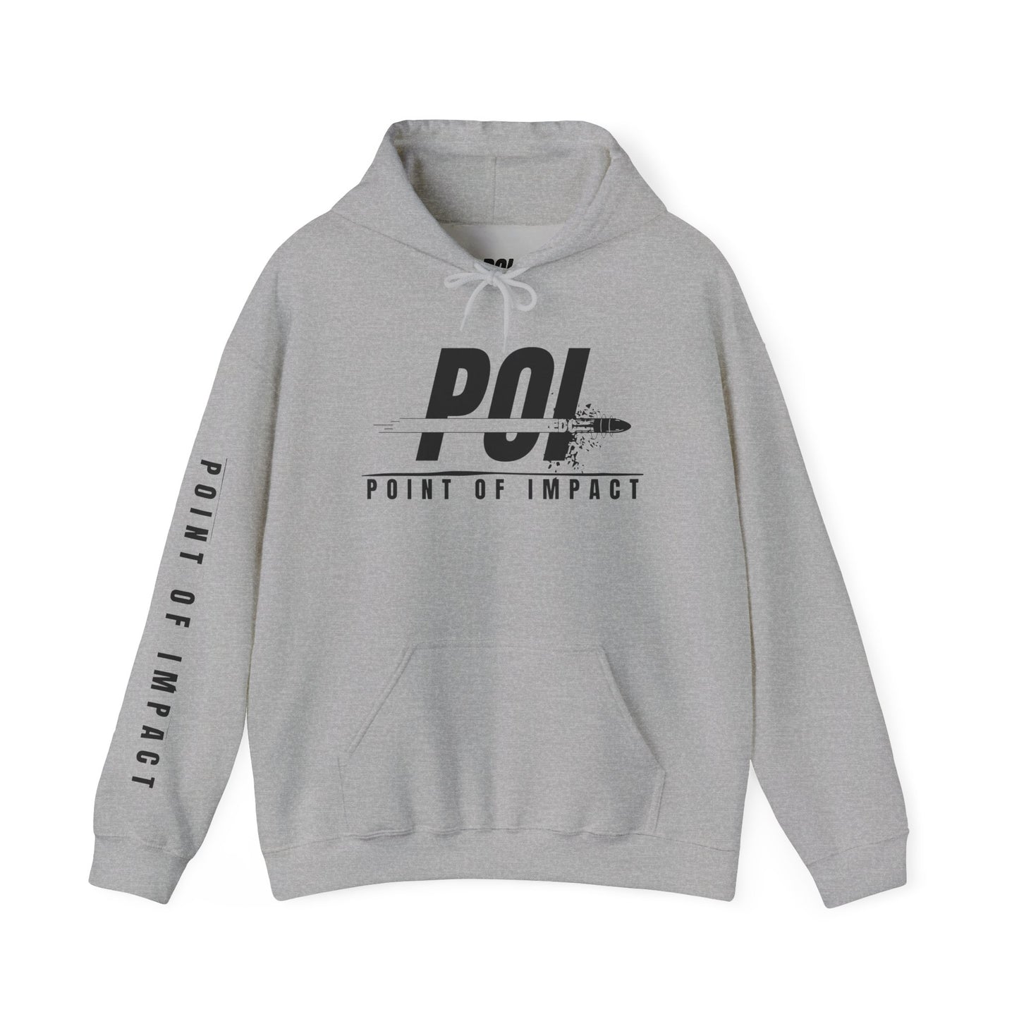 POI Black Logo Unisex Hoodie