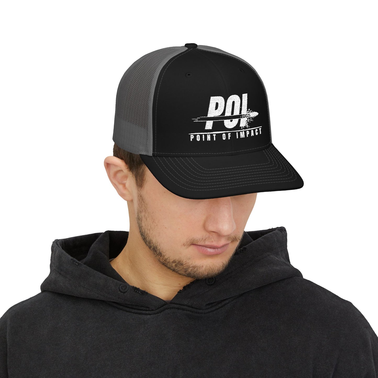 Point of Impact Snapback Trucker Hat
