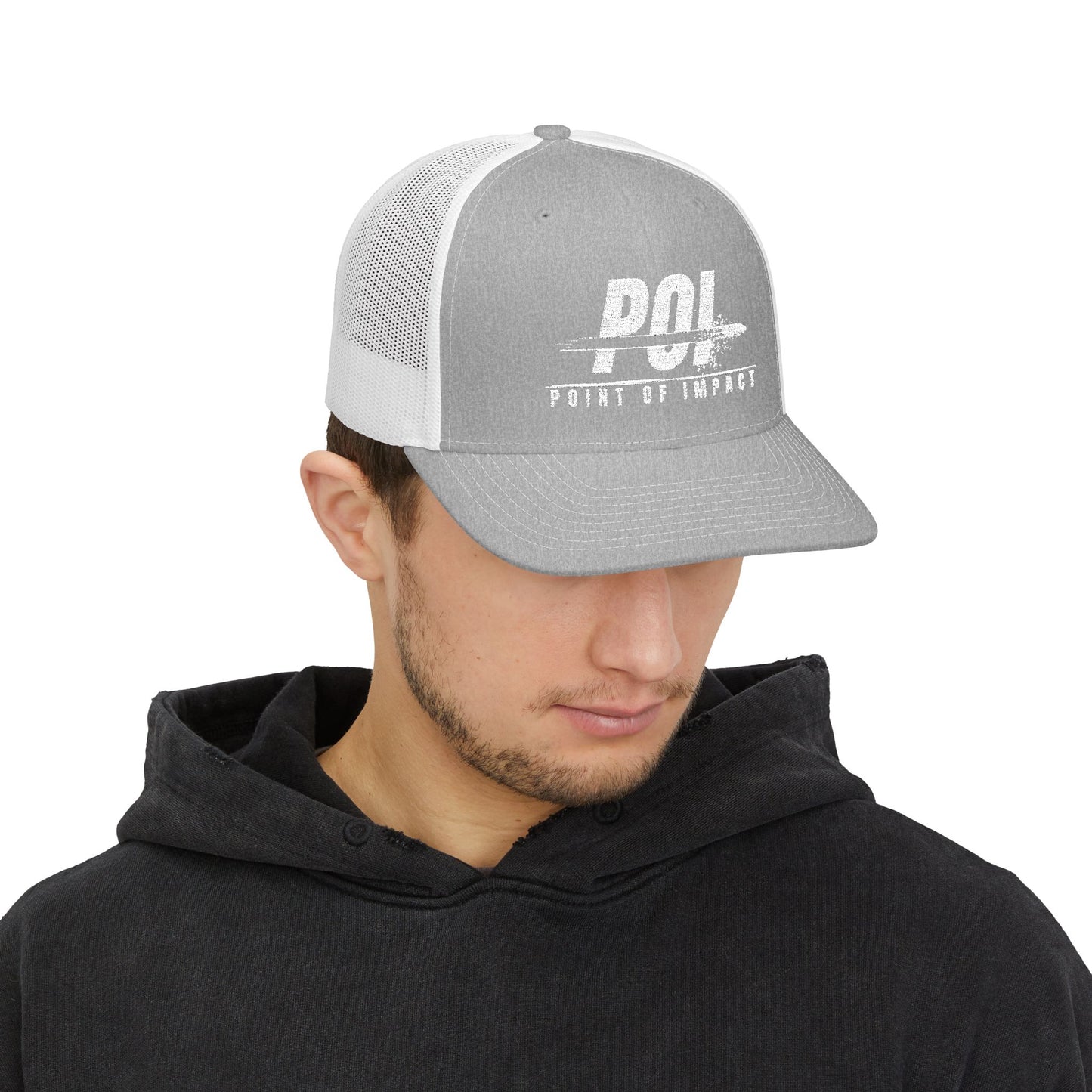 Point of Impact Snapback Trucker Hat
