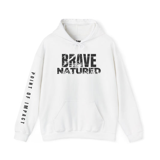 Brave Natured Black Logo Unisex Hoodie