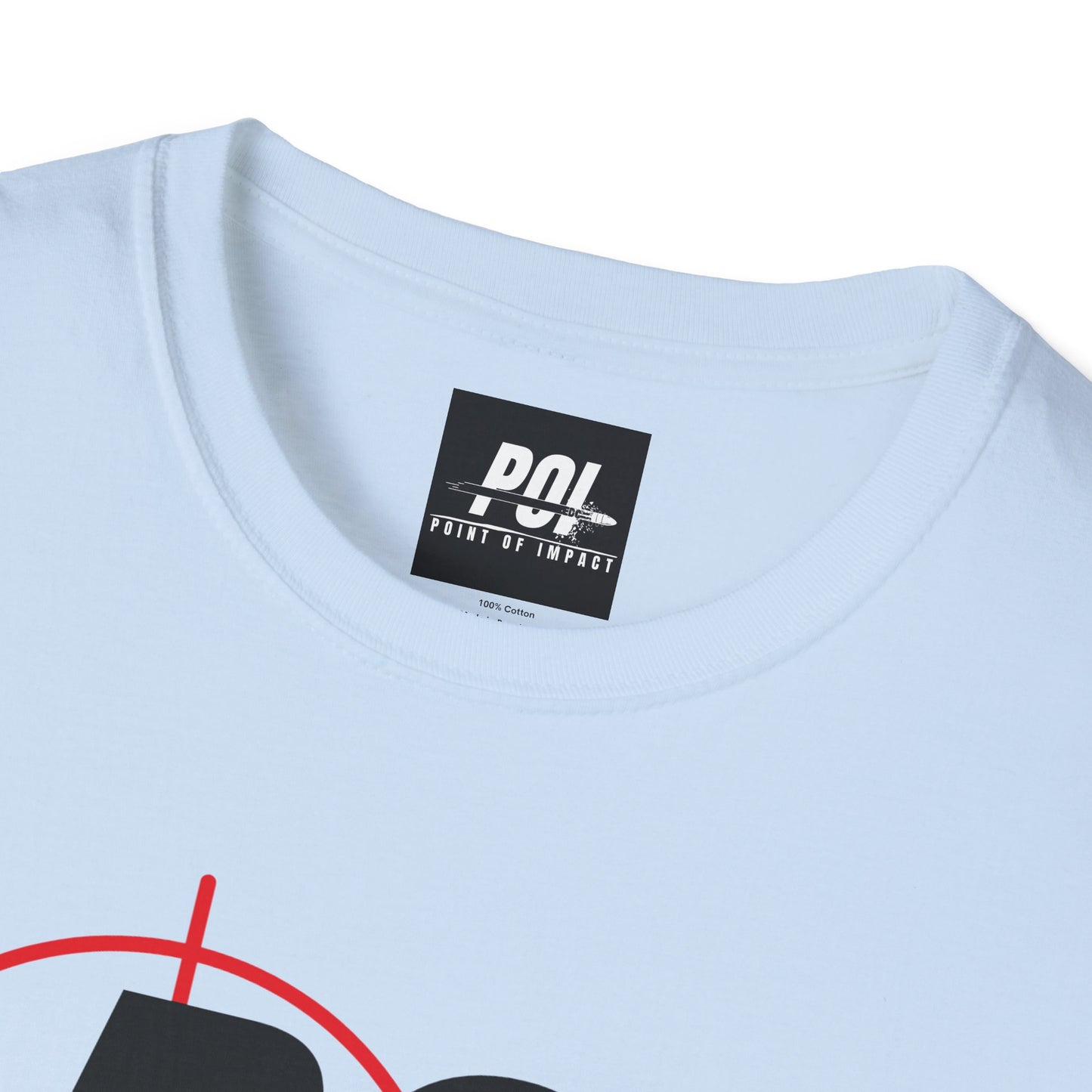 POI Shooting Team Black Logo Softstyle Unisex T-Shirt