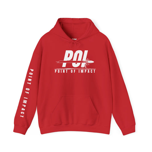 POI White Logo Unisex Hoodie