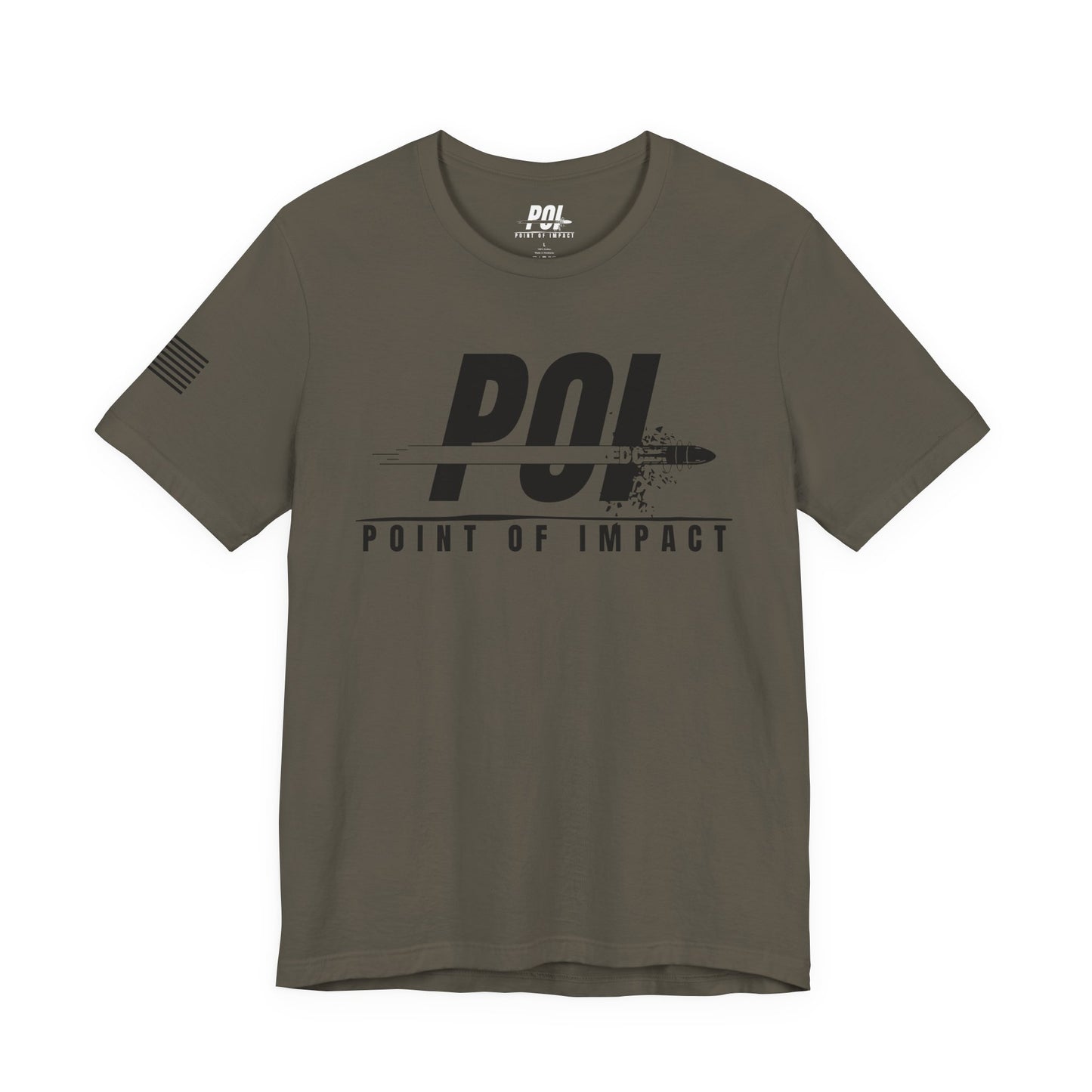 POI Black Logo T‑Shirt