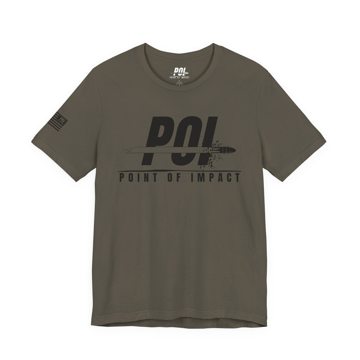 POI Black Logo T‑Shirt