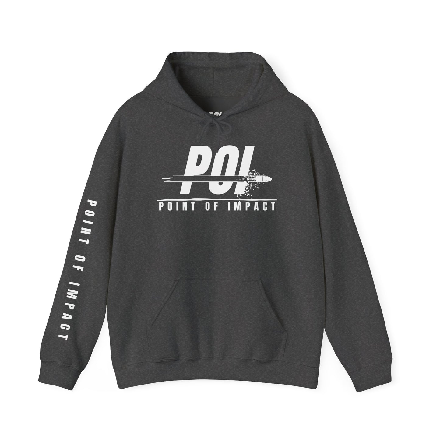 POI White Logo Unisex Hoodie