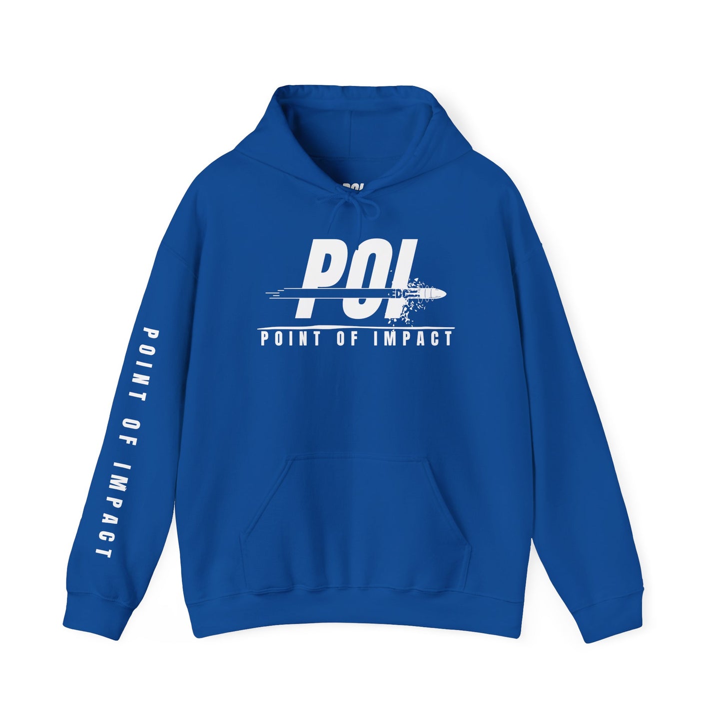 POI White Logo Unisex Hoodie