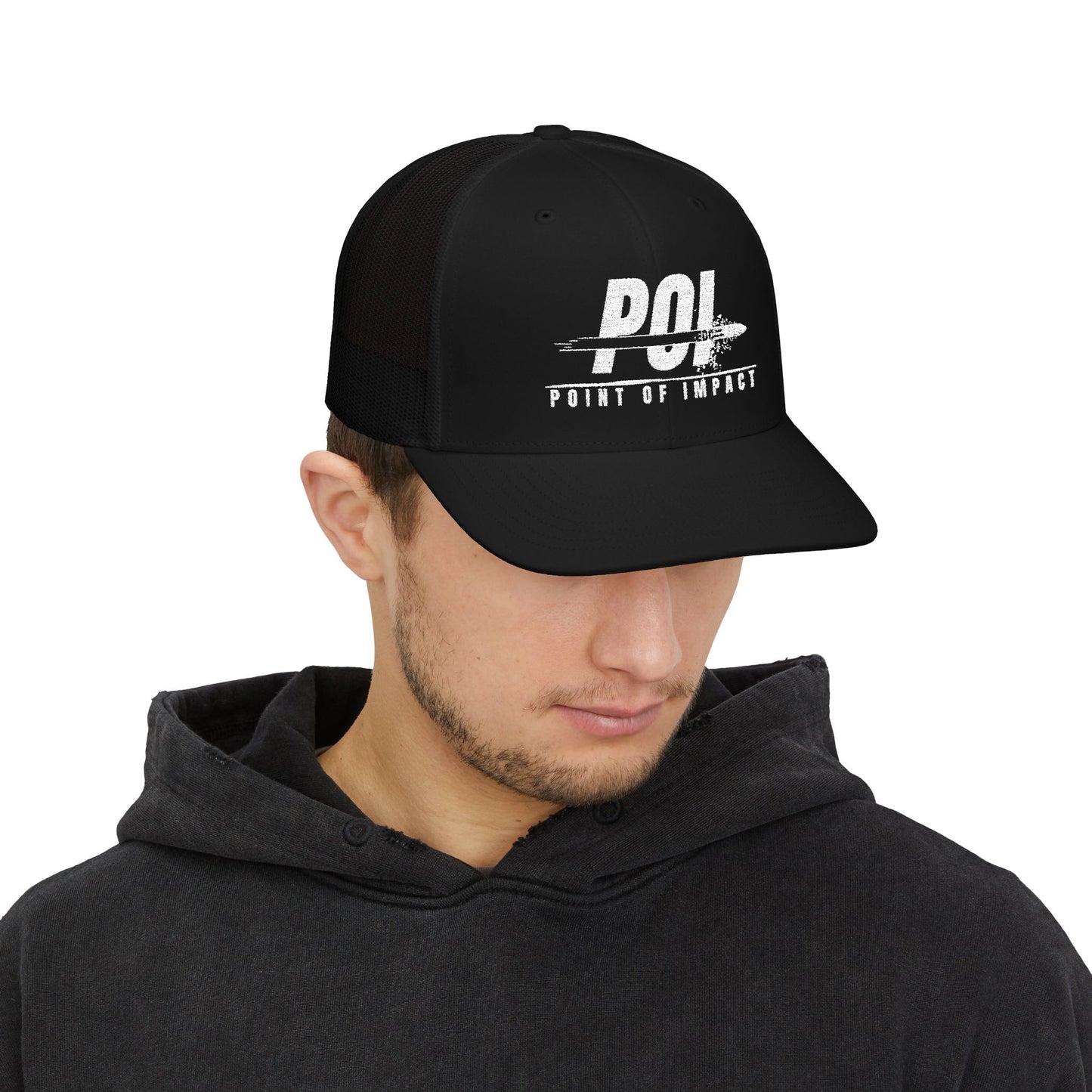 Point of Impact Snapback Trucker Hat