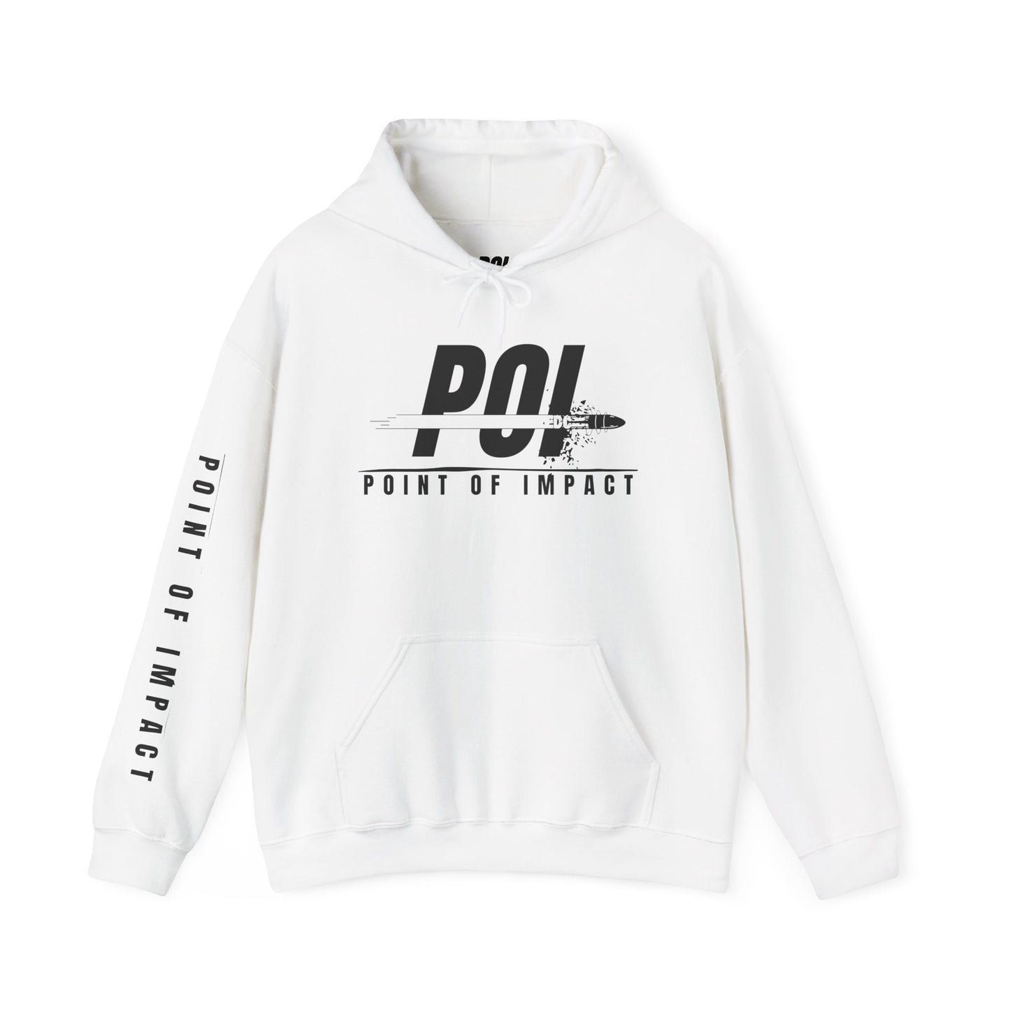 POI Black Logo Unisex Hoodie