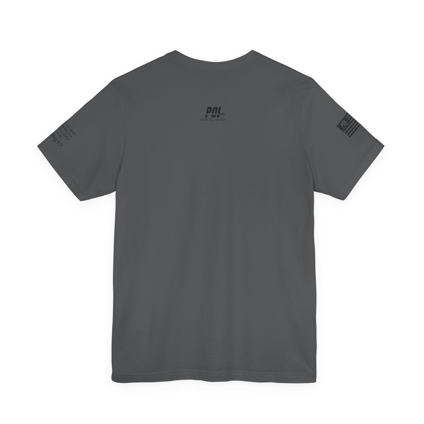 POI Faith • Family • Firearms Cross T-Shirt — Patriotic Christian Gun Rights Tee