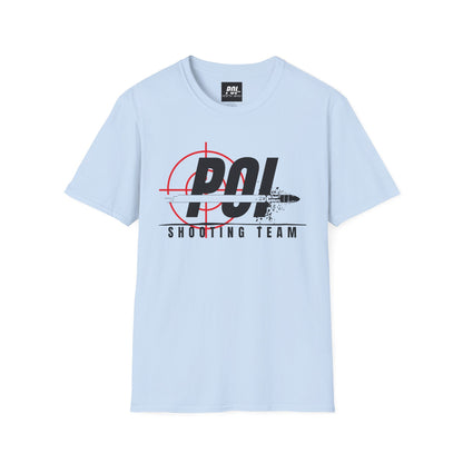 POI Shooting Team Black Logo Softstyle Unisex T-Shirt