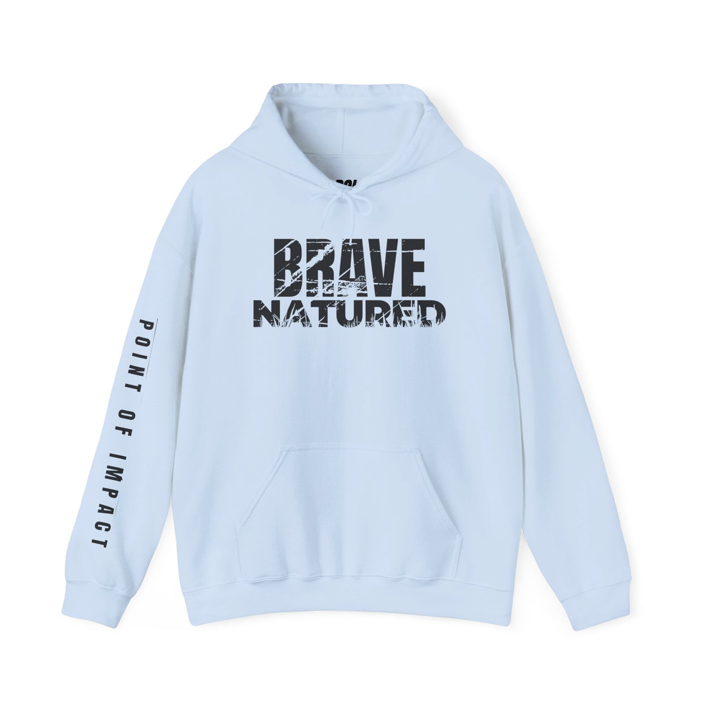 Brave Natured Black Logo Unisex Hoodie