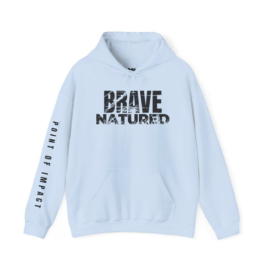 Brave Natured Black Logo Unisex Hoodie
