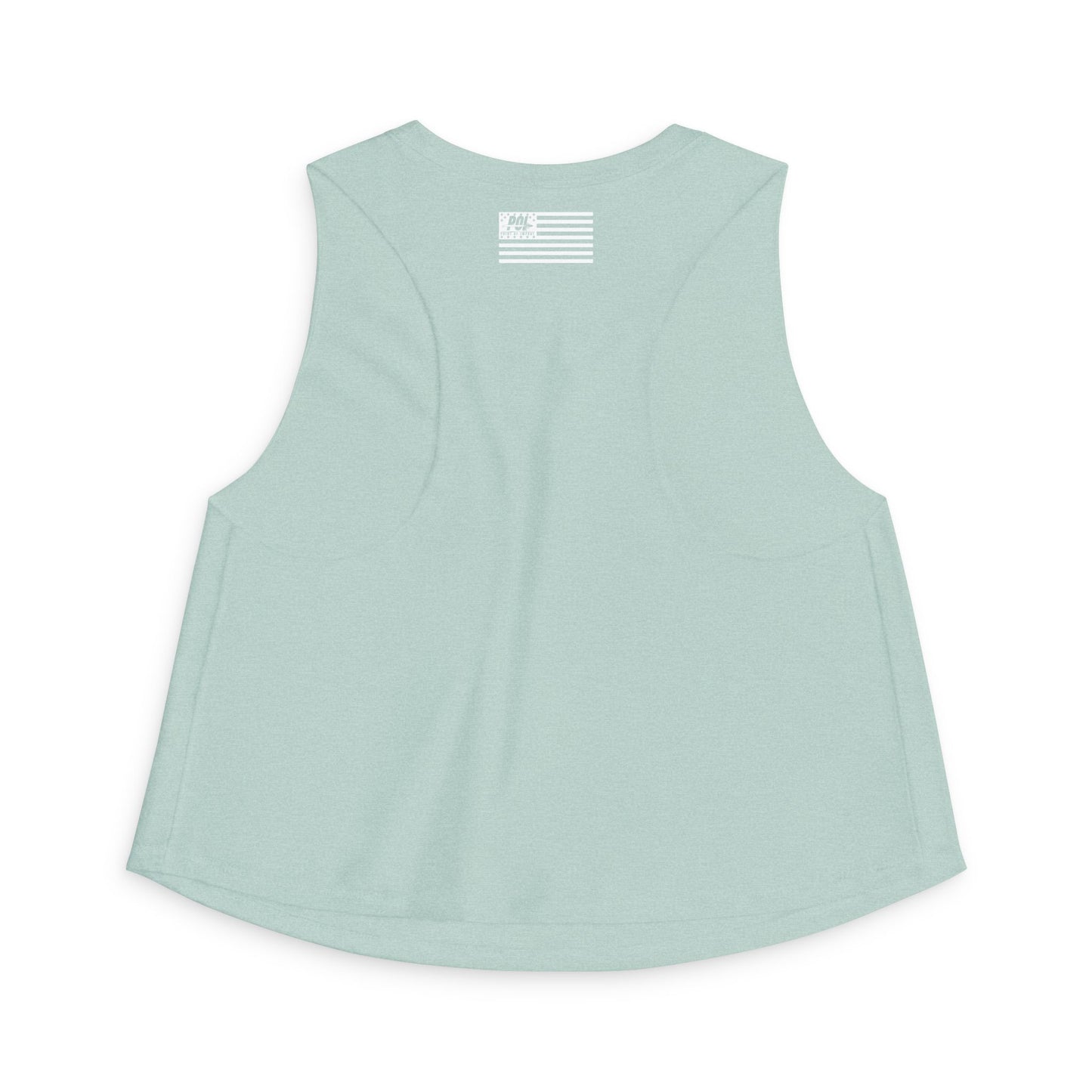 POI White Logo Women's Crop Top