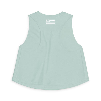 POI White Logo Women's Crop Top
