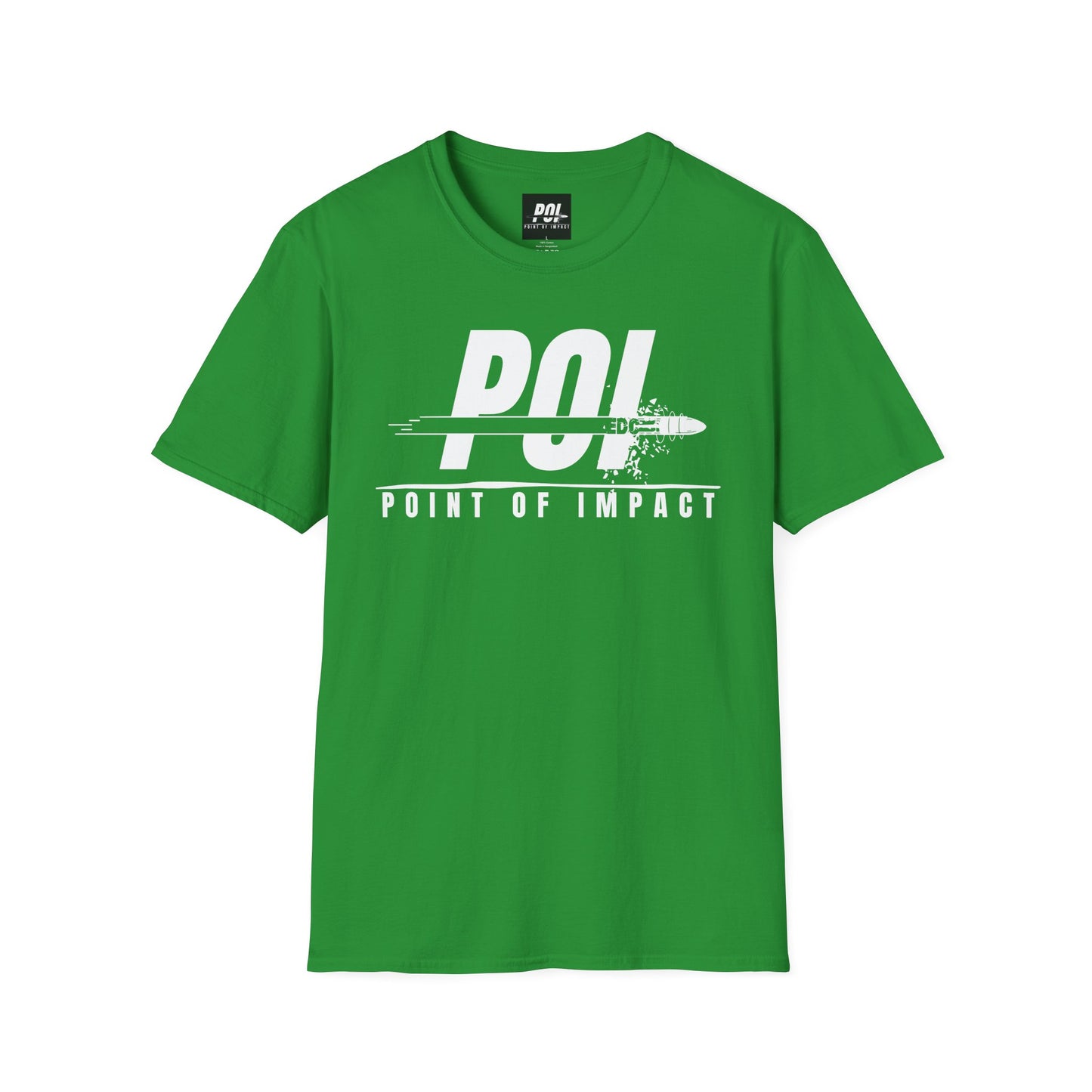 Point of Impact EDC White Logo Softstyle Unisex T-Shirt