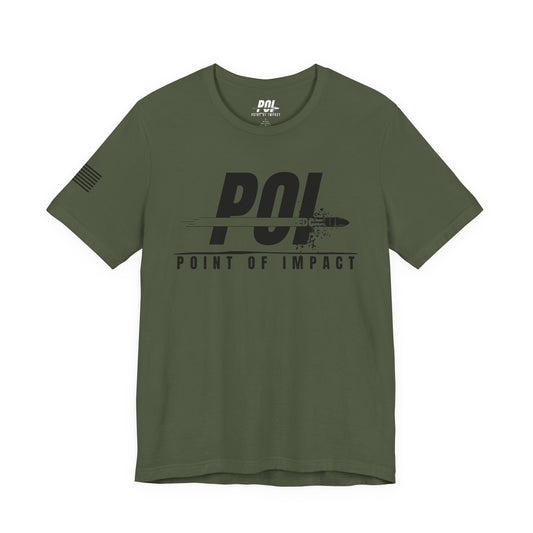POI Black Logo T‑Shirt