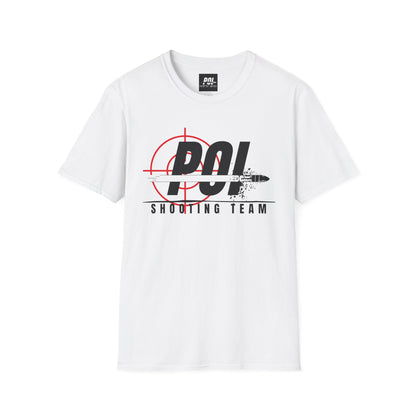 POI Shooting Team Black Logo Softstyle Unisex T-Shirt