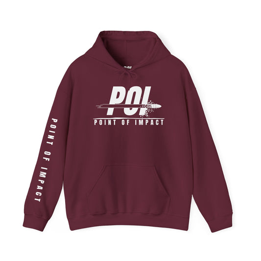POI White Logo Unisex Hoodie