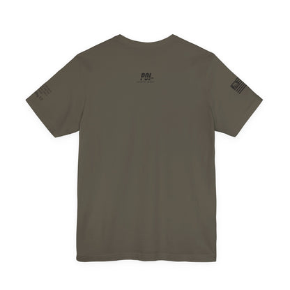 POI Faith • Family • Firearms Cross T-Shirt — Patriotic Christian Gun Rights Tee