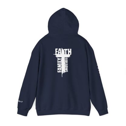 POI Faith • Family • Firearms Cross T-Shirt — Patriotic Christian Gun Rights Hoodie