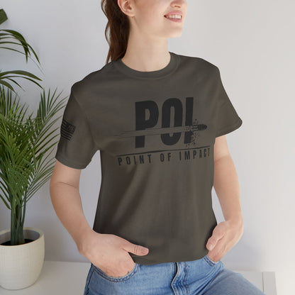 POI Black Logo T‑Shirt