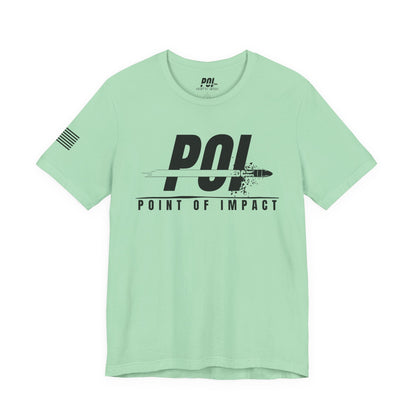 POI Black Logo T‑Shirt