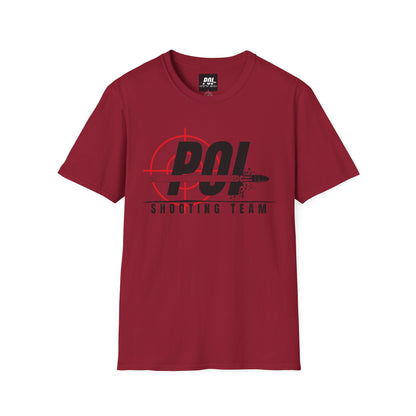 POI Shooting Team Black Logo Softstyle Unisex T-Shirt