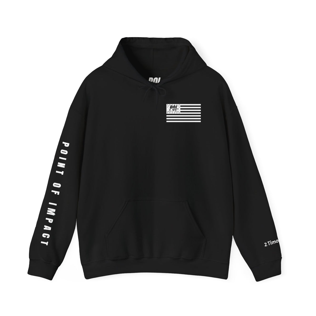 POI Faith • Family • Firearms Cross T-Shirt — Patriotic Christian Gun Rights Hoodie