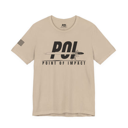 POI Black Logo T‑Shirt