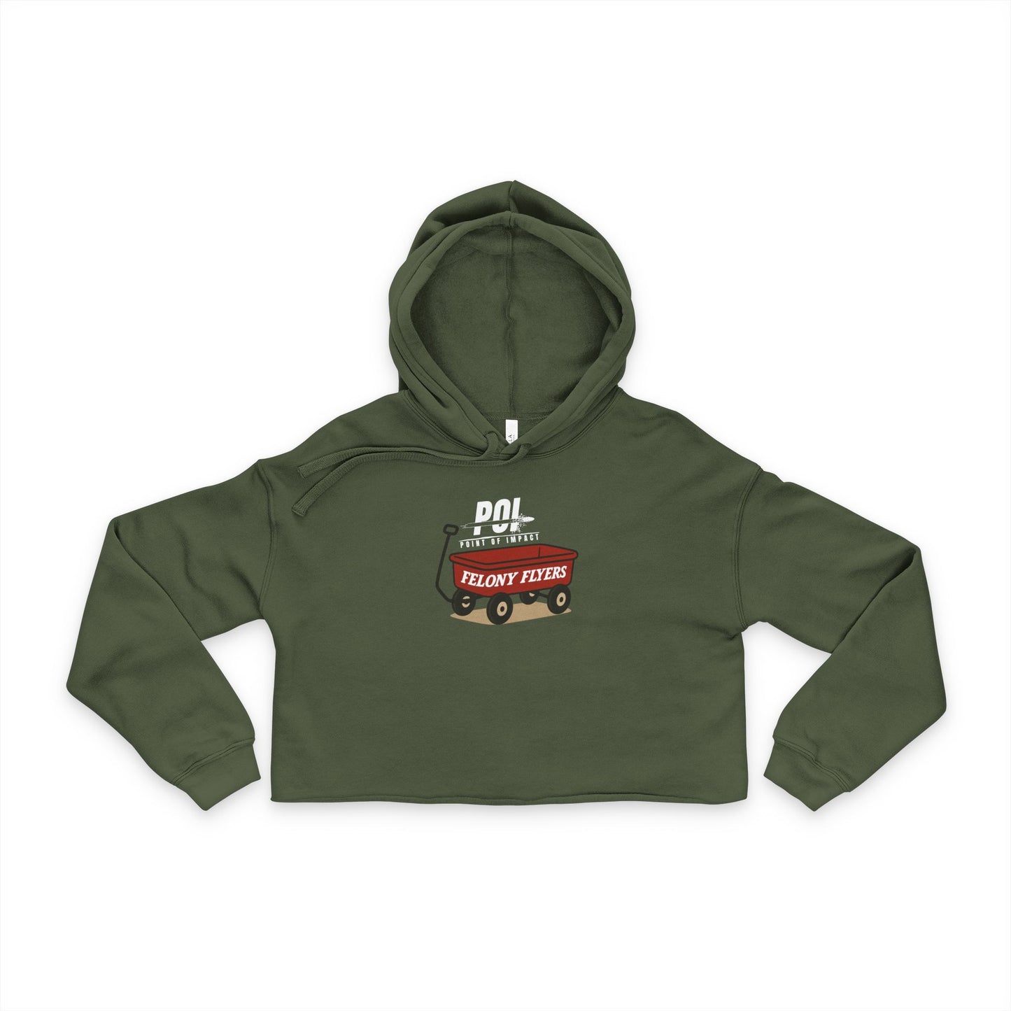 POI Felony Flyers Women's Cropped Hoodie
