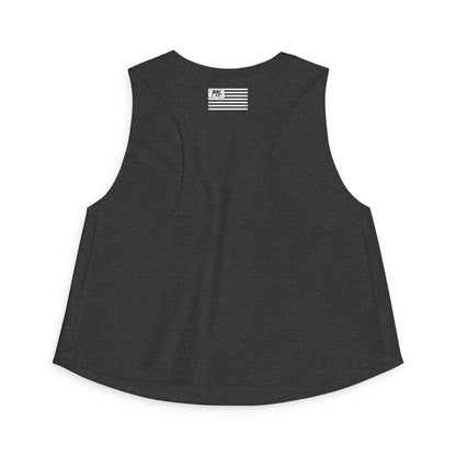 POI White Logo Women's Crop Top