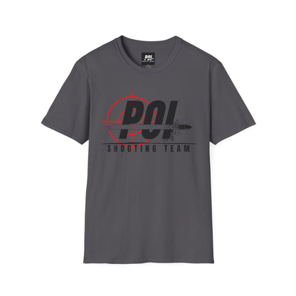 POI Shooting Team Black Logo Softstyle Unisex T-Shirt