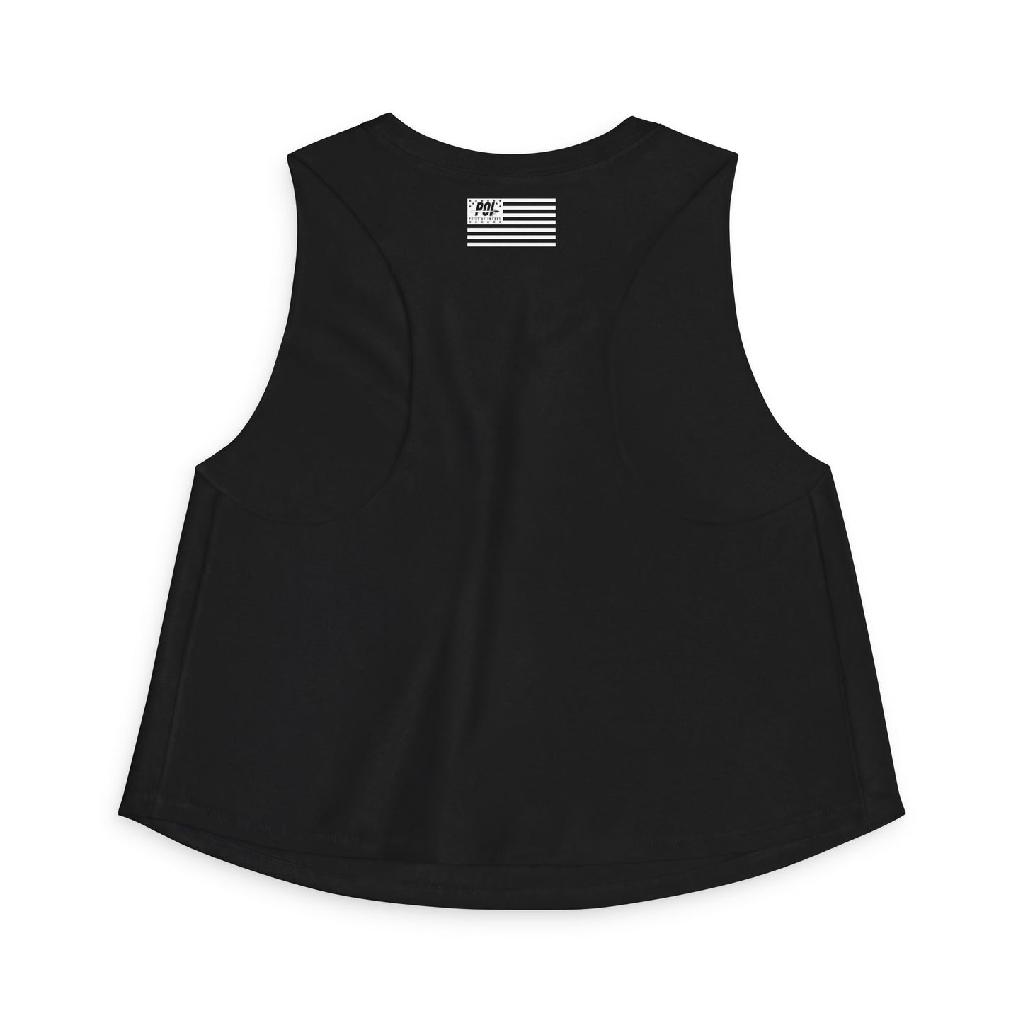 POI White Logo Women's Crop Top