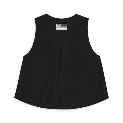 POI White Logo Women's Crop Top