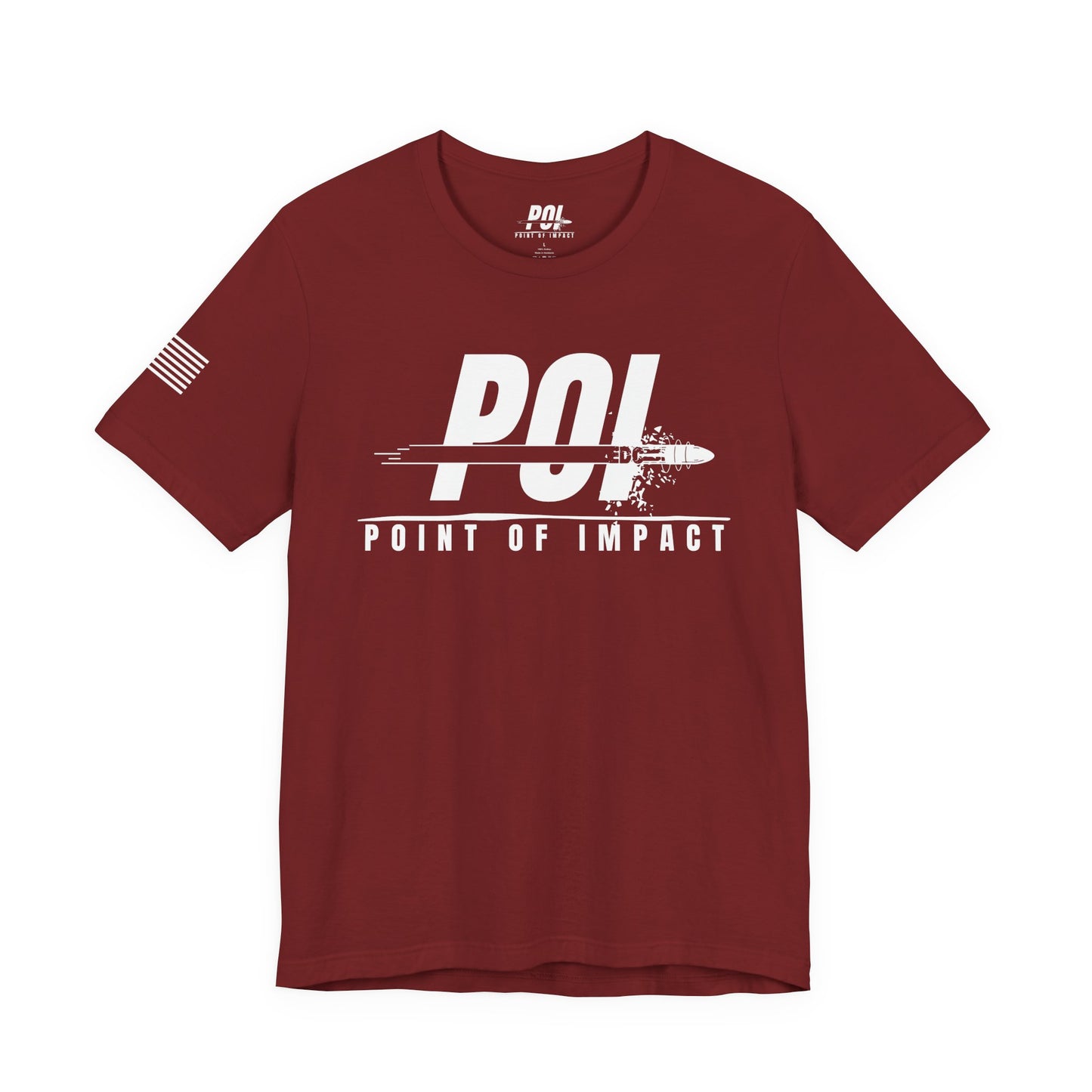 POI White Logo T‑Shirt