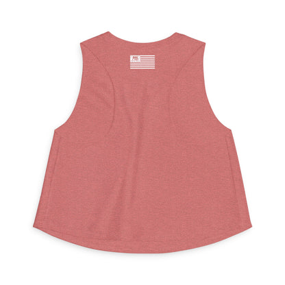 POI White Logo Women's Crop Top