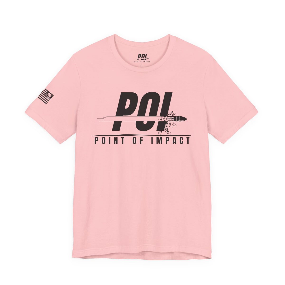 POI Black Logo T‑Shirt