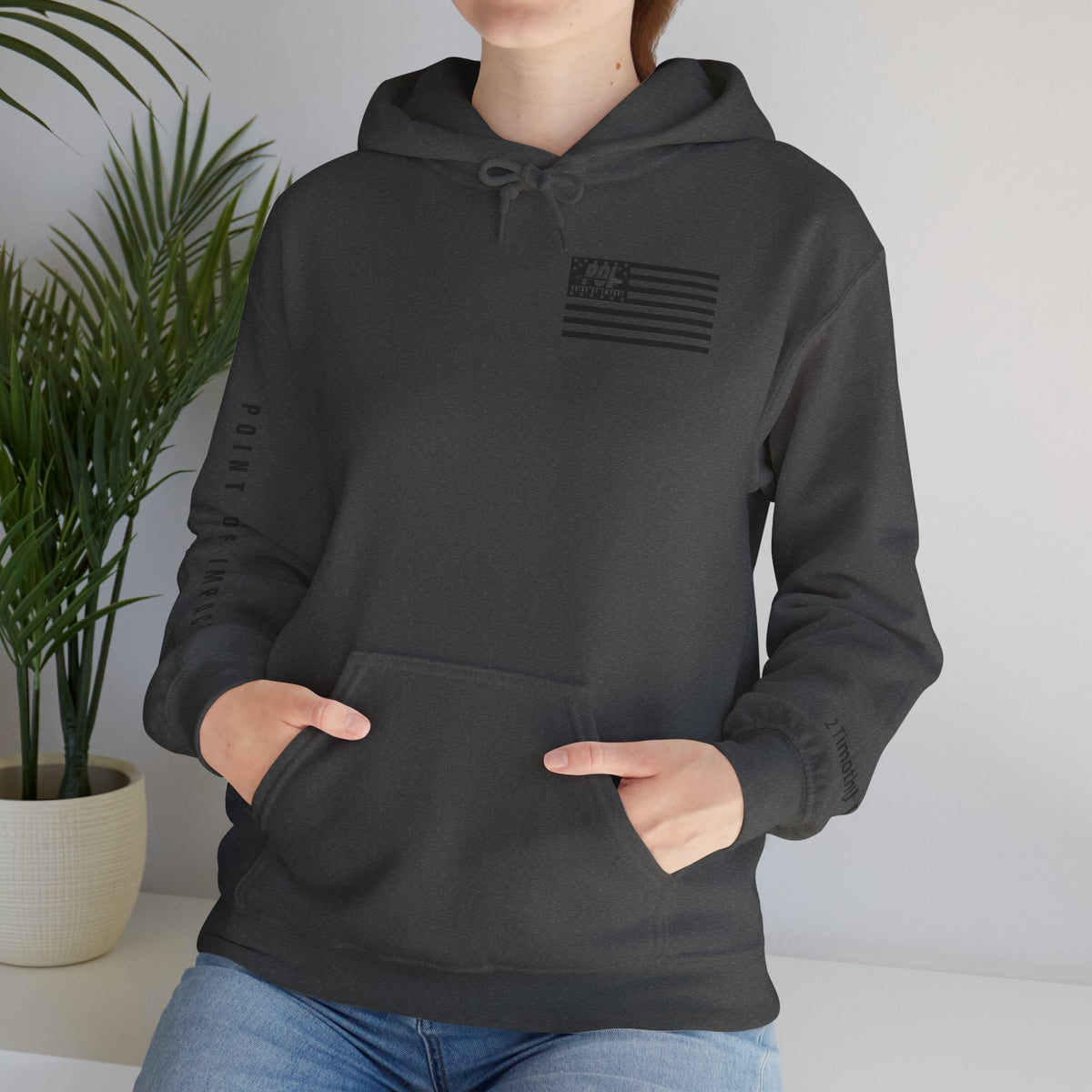POI Faith • Family • Firearms Cross T-Shirt — Patriotic Christian Gun Rights Hoodie