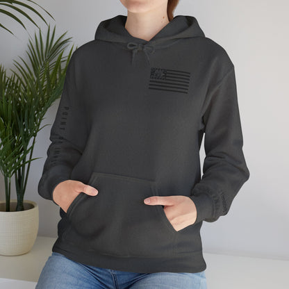 POI Faith • Family • Firearms Cross T-Shirt — Patriotic Christian Gun Rights Hoodie