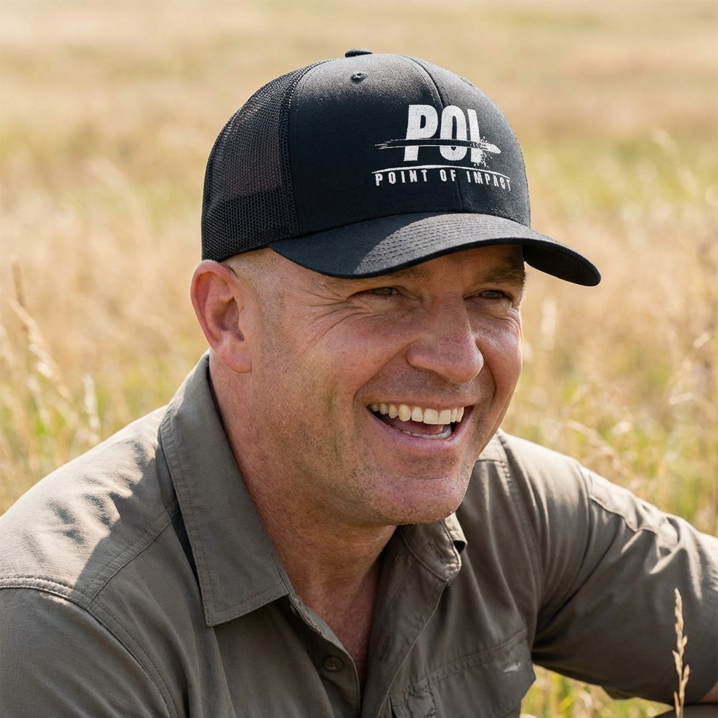 Point of Impact Snapback Trucker Hat