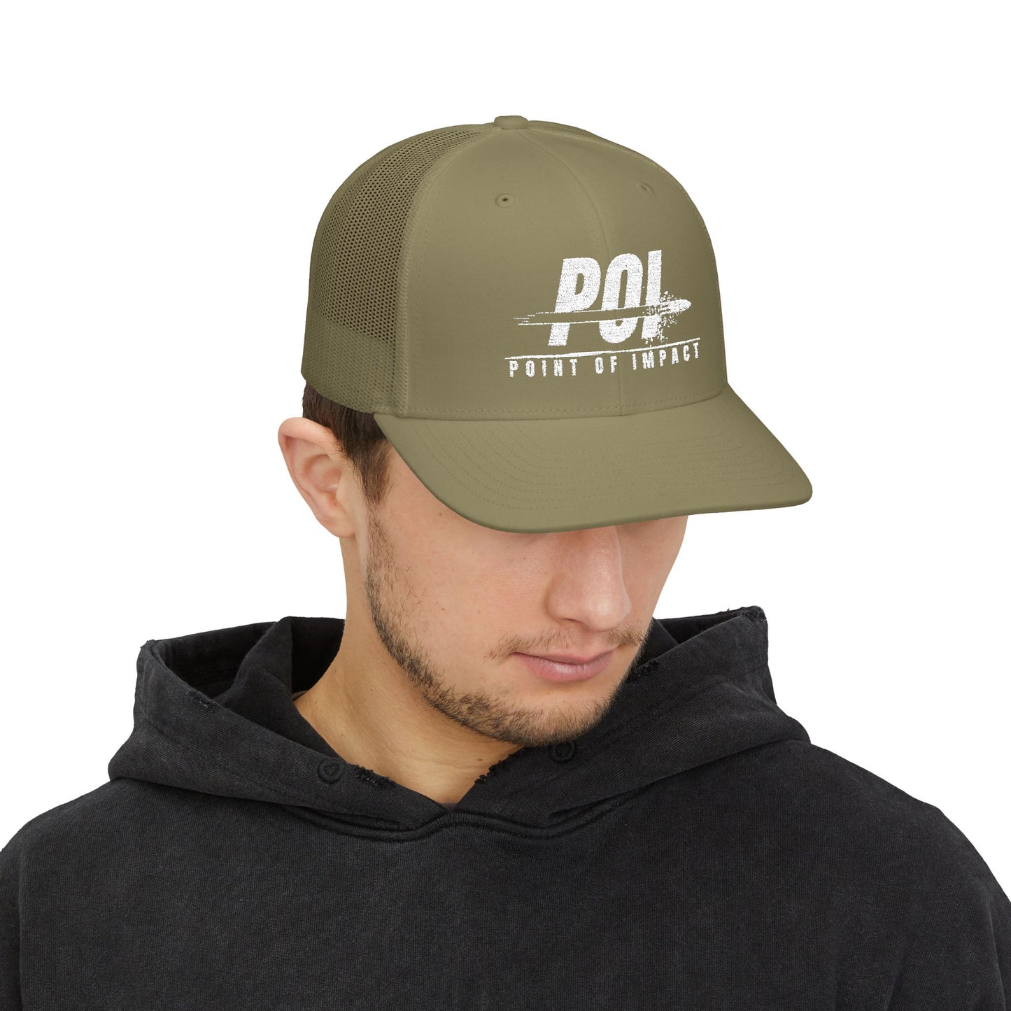 Point of Impact Snapback Trucker Hat