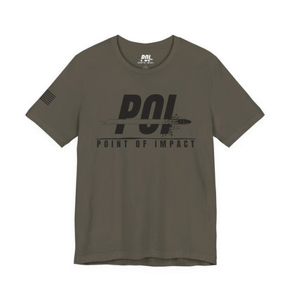 POI Black Logo T‑Shirt