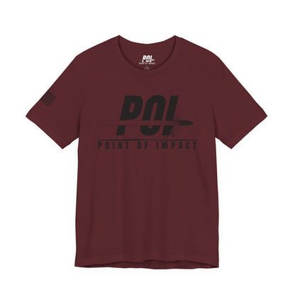 POI Black Logo T‑Shirt