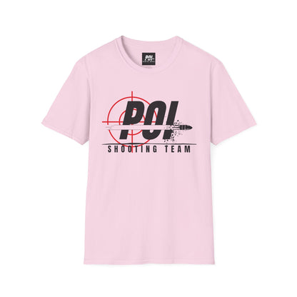 POI Shooting Team Black Logo Softstyle Unisex T-Shirt