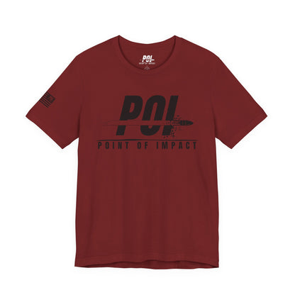 POI Black Logo T‑Shirt