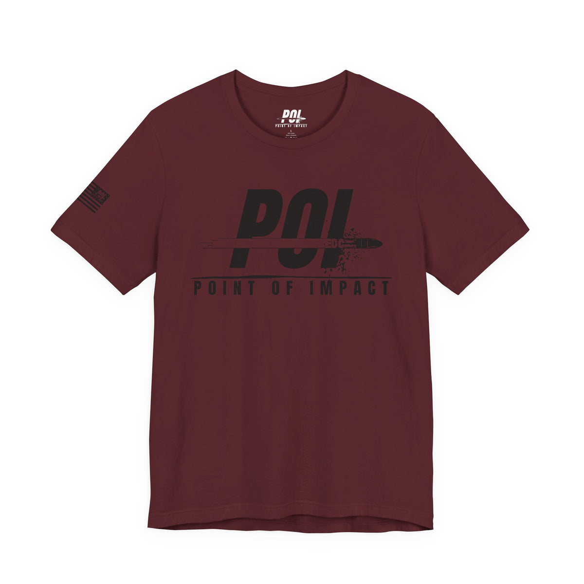 POI Black Logo T‑Shirt