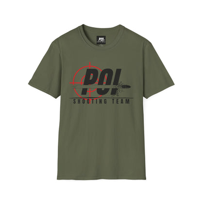POI Shooting Team Black Logo Softstyle Unisex T-Shirt
